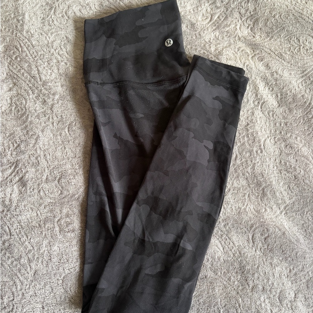 Lululemon Align Black Camo Leggings